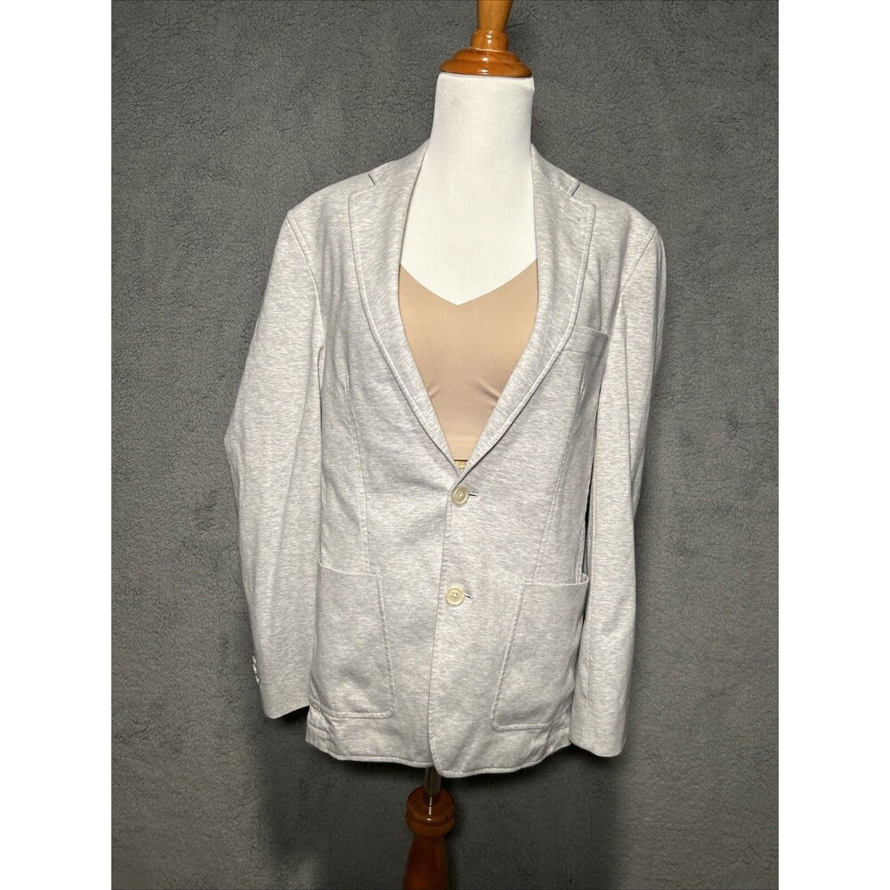 Crosby & Howard Casual Blazer Men’s Medium Heather Gray Unstructured